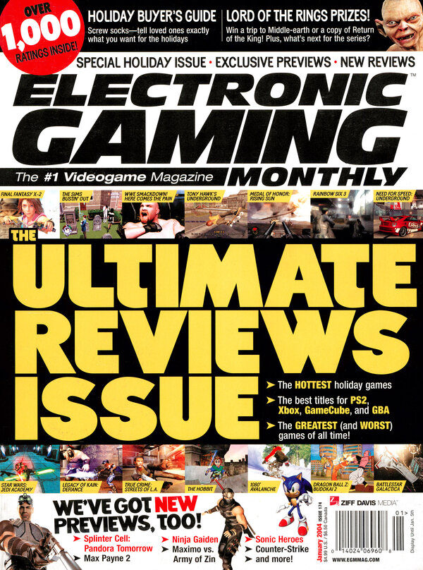 Electronic Gaming Monthly Issue 174 (January 2004) cover